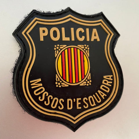 Parche escudo Mossos d'Esquadra Genérico en PVC