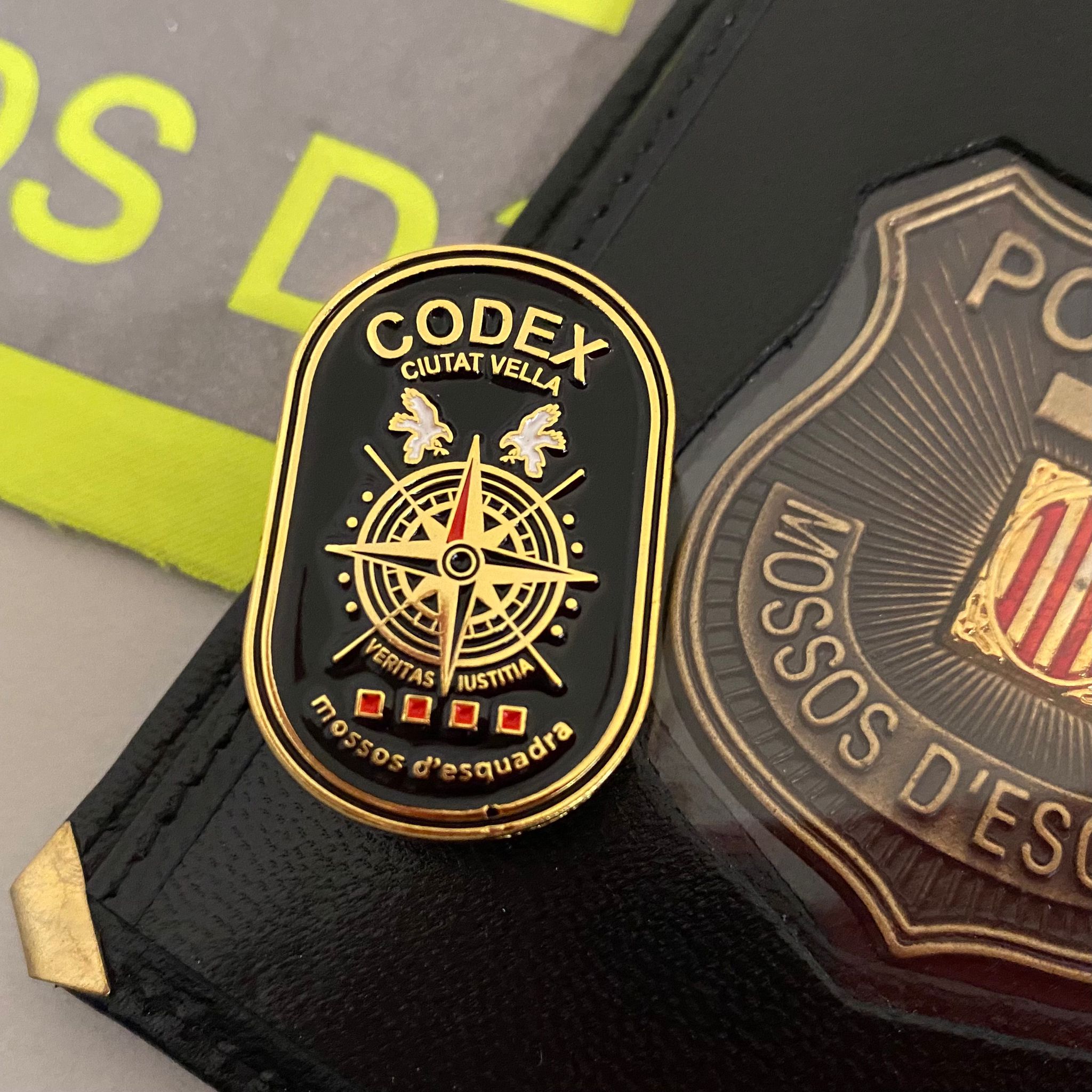 Pin CODEX Ciutat Vella Barcelona (Mossos d'Esquadra)