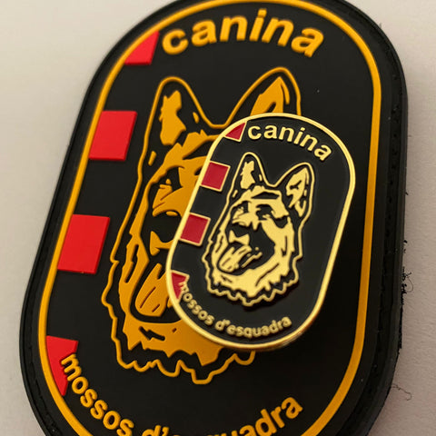 Pin oficial de la Unitat Canina (UCAN) de Mossos d'Esquadra